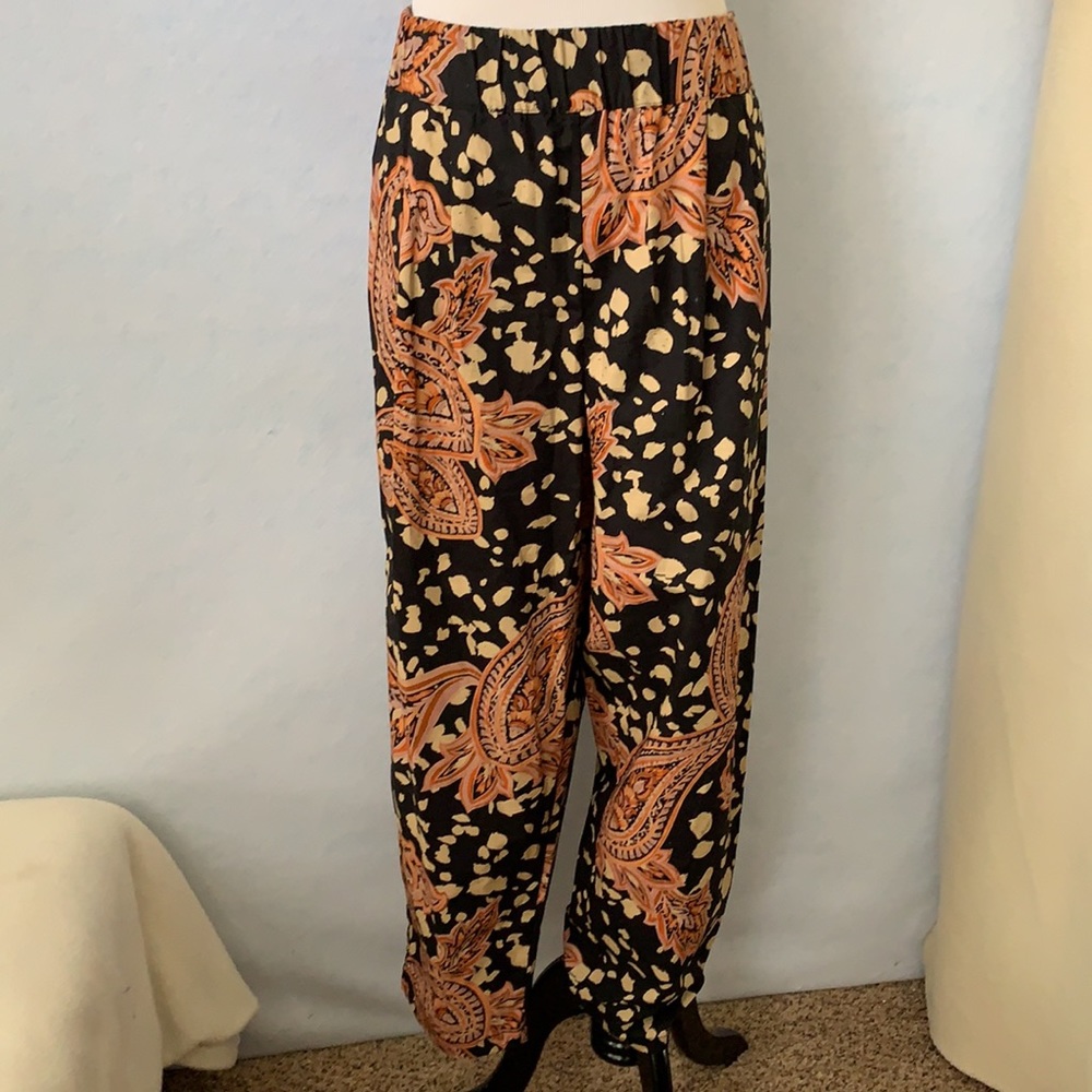 Who What Wear Paisley Print Pants
